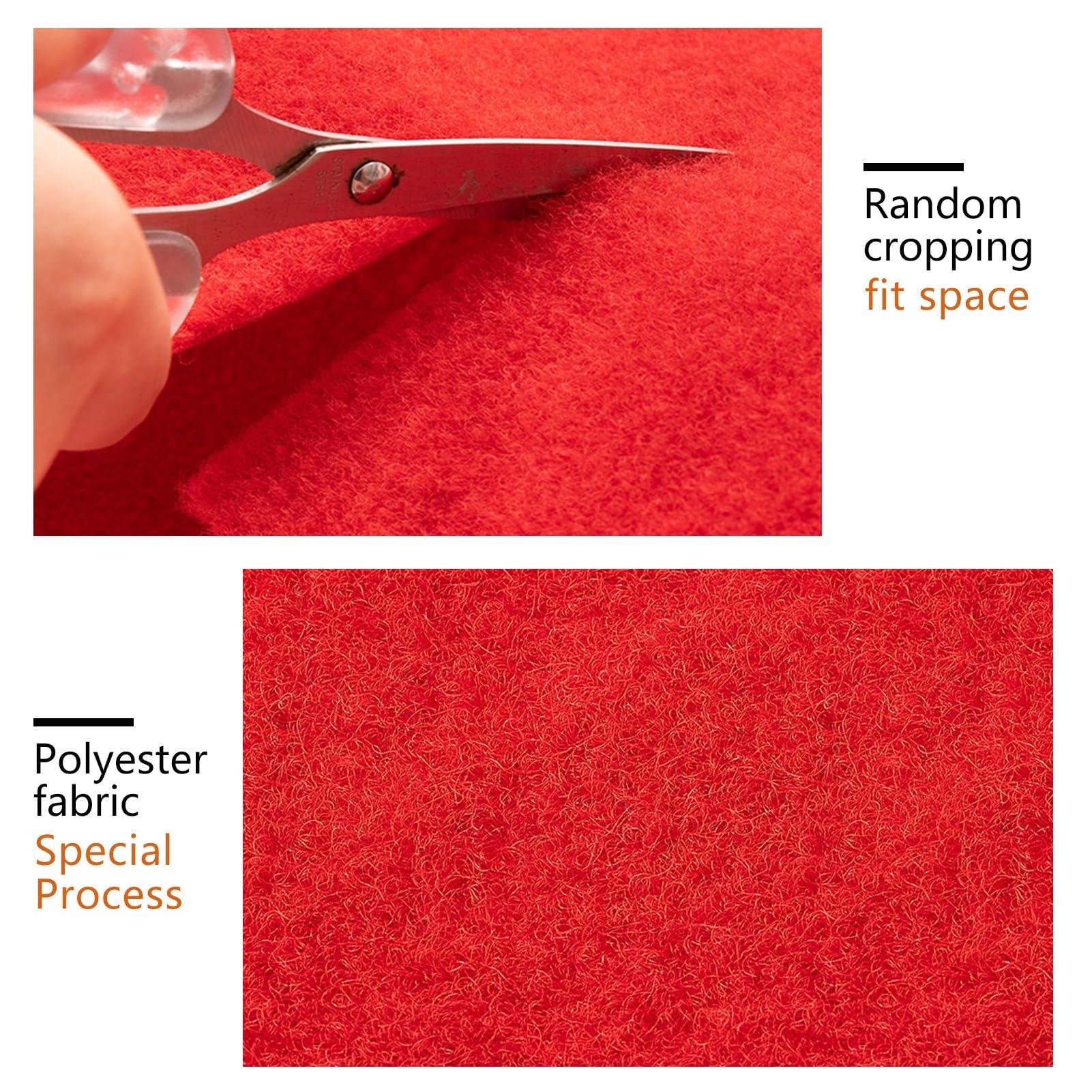 Hamankim Bridal Non-Slip Aisle Carpet Aisle Event Ceremony for Wedding Party Church Outdoor Beach Decorations 2mm Thick Polyester Wear-Resistant Fire Retardant Event Outdoor (Size : 1x20m)