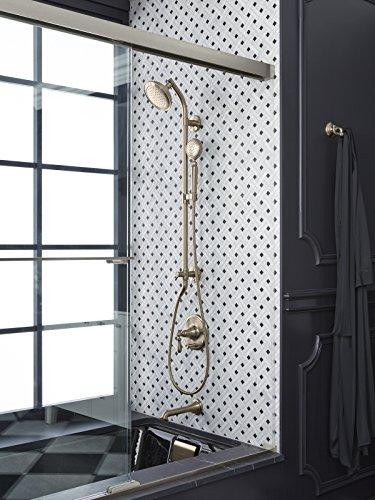 Kohler KOHLER K-72773-BV Artifacts Single-function 2.5 gpm showerhead with Katalyst spray, Less Showerarm and Flange, Vibrant Brushed Bronze