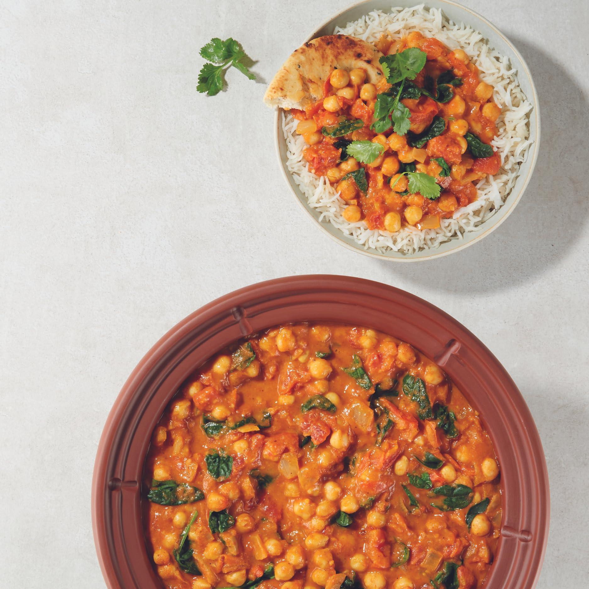 VitaClay Vitaclay Smart Organic Clay Multi Crocks Stock Pot - Toxin Free Clay Electric Pot for Cooking Bone Broth, Large Slow Cooker, Yogurt Maker, Stew Pot with Natural Earthen Clay Crock, 6 quart / 5.7 liter