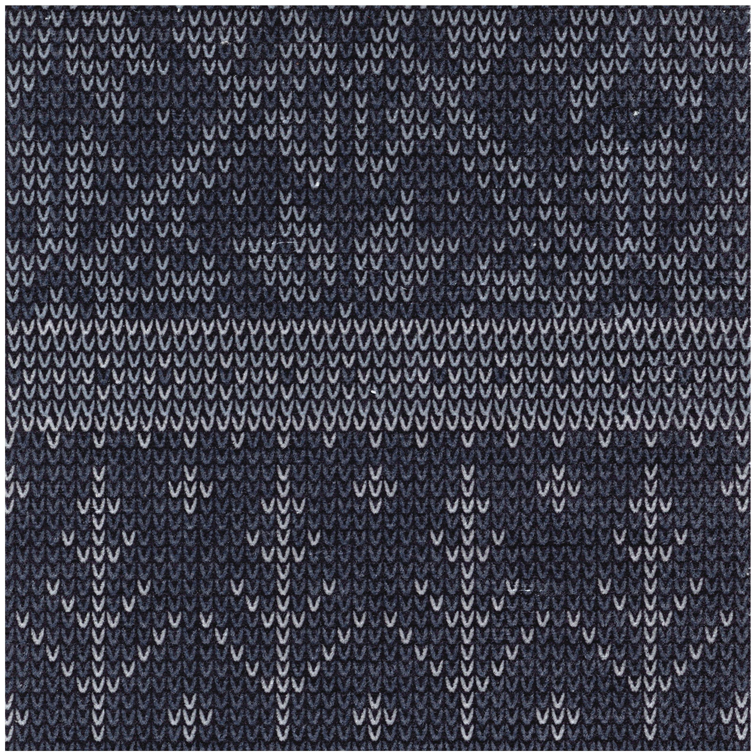 RUGGABLE Ruggable Washable 2x3 Area Rug, Fair Isle Blue, Premium Winter Rugs for Living Room, Bedroom, Kitchen, Office, Classroom with Gripper Non Slip Pad, Fair Isle Blue