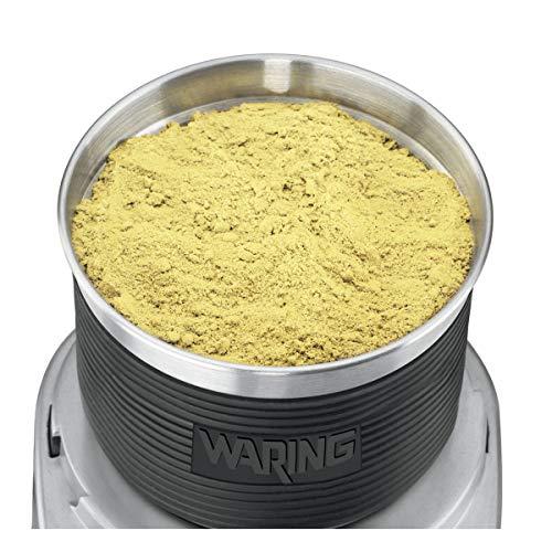 Waring Waring Commercial WSG60 3 Cup Spice Grinder, 1 HP Motor, 20,000 RPM\'s, Pulse Actuation, Includes 2 stainless steel grinding-bowls-120V, 175W, 5-15 Phase Plug, 0.9 cu. ft.