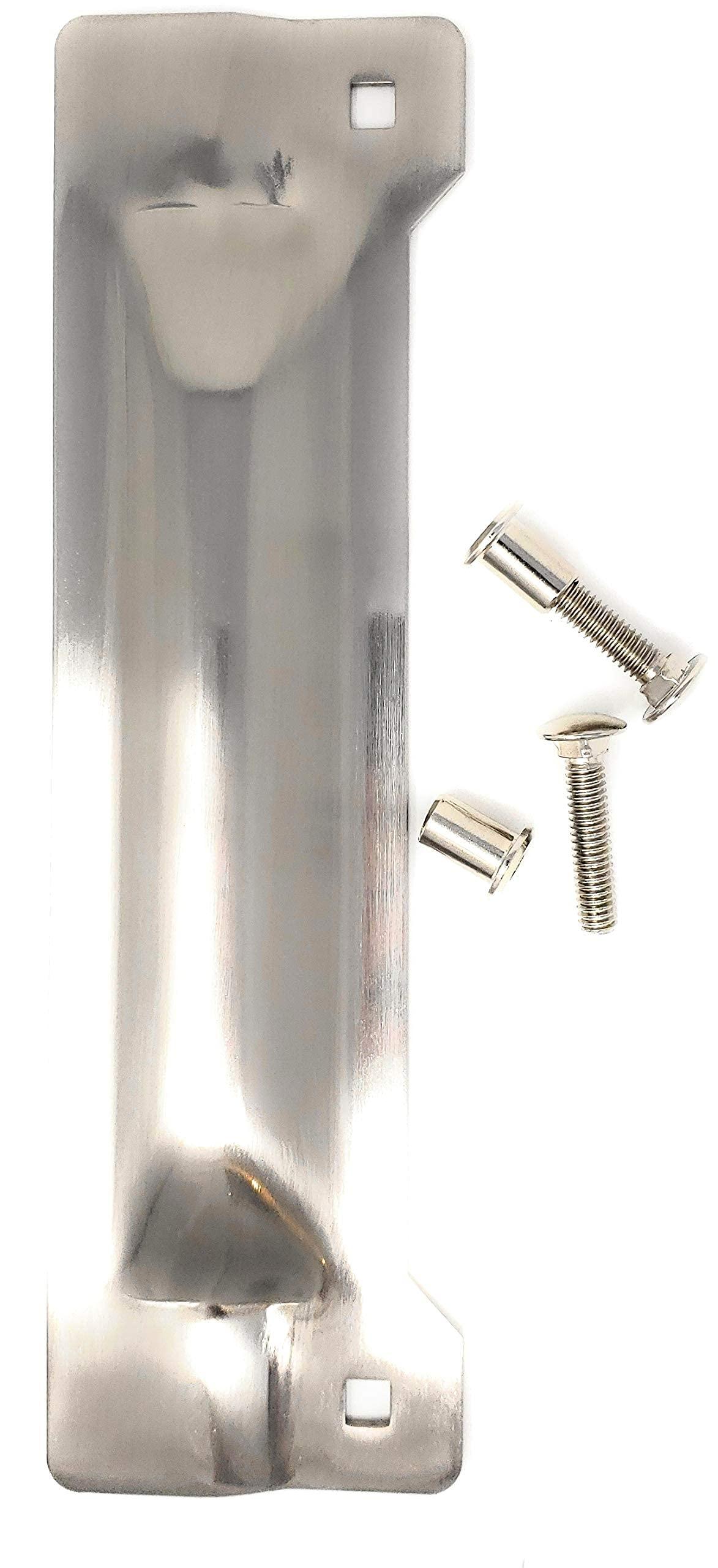 AMIAEDU (3\" x 11\") Latch Protector Full Cut Out Latch Guard zinc LP215