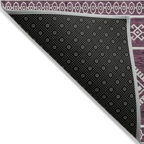 Addison Rugs Addison Rugs Chantille ACN901 Eggplant 10' x 14' Indoor/Outdoor, Machine Washable, Easy Clean, Non Shedding, Bedroom, Living Room, Dining Room, Kitchen, Patio Rug