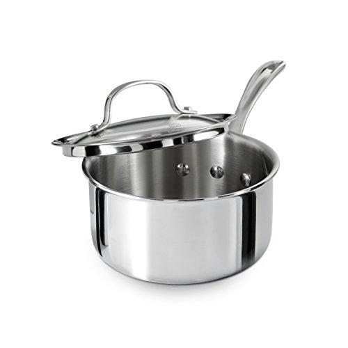 Calphalon Calphalon Tri-Ply Stainless Steel 1-1/2-Quart Sauce Pan with Cover