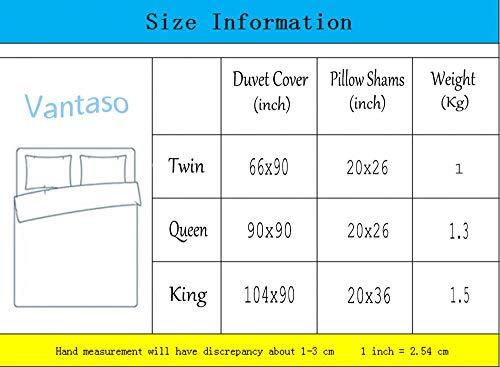Vantaso Vantaso Bedding Sets Twin Rainbow Mermaid Scale 1 Duvet Cover Set with 1 Pillow Shams 2PCS for Kids Bedding