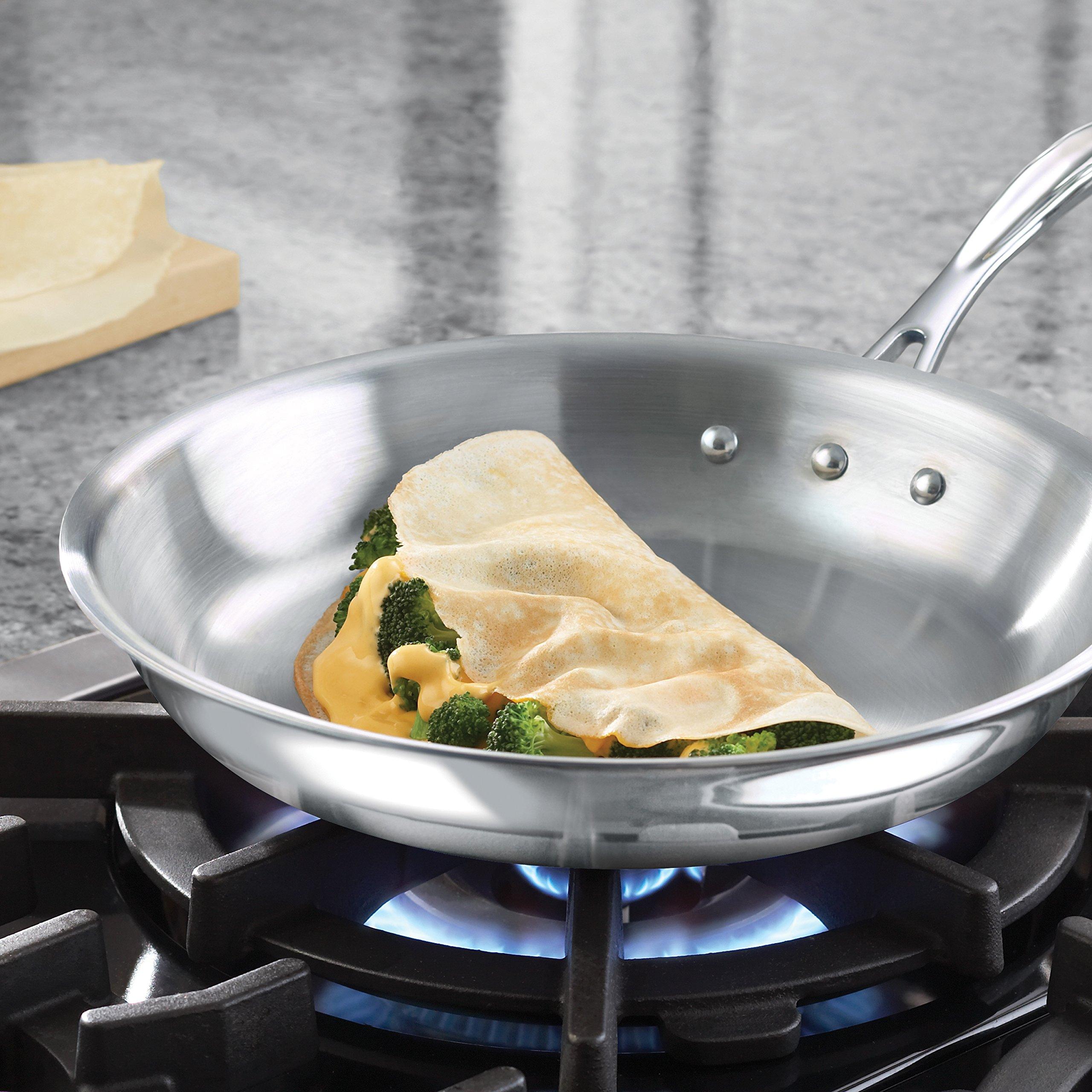Calphalon Calphalon Tri-Ply Stainless Steel 10-Inch Omelette Fry Pan