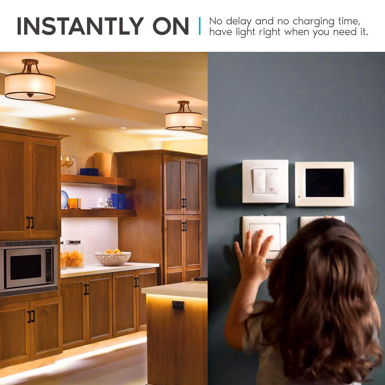 LUXRITE LUXRITE A19 LED Bulb 60W Equivalent, 2700K Warm White, 800 Lumens, Dimmable Standard LED Light Bulbs 9W, Enclosed Fixture Rated, Energy Star, E26 Medium Base - Indoor and Outdoor (16 Pack)