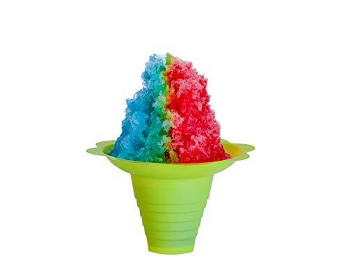 Paragon Paragon - Manufactured Fun 8-Ounce SNO-Cone Flower Drip Tray Cups, Multicolor, 100-Cup Case