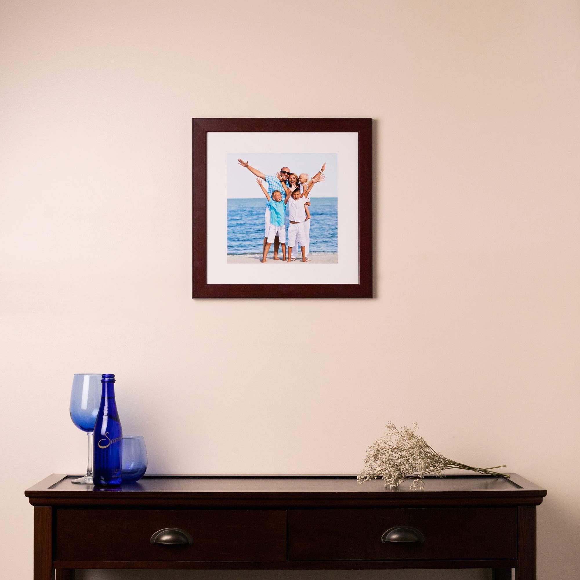 ArtToFrames ArtToFrames 20x28 Inch Red Picture Frame, 5 - Pack, This 1.25 inch Custom MDF Poster Frame is Cherry, Comes with Economy Acrylic (Frame_Pack_5_BW26-039-20x28)