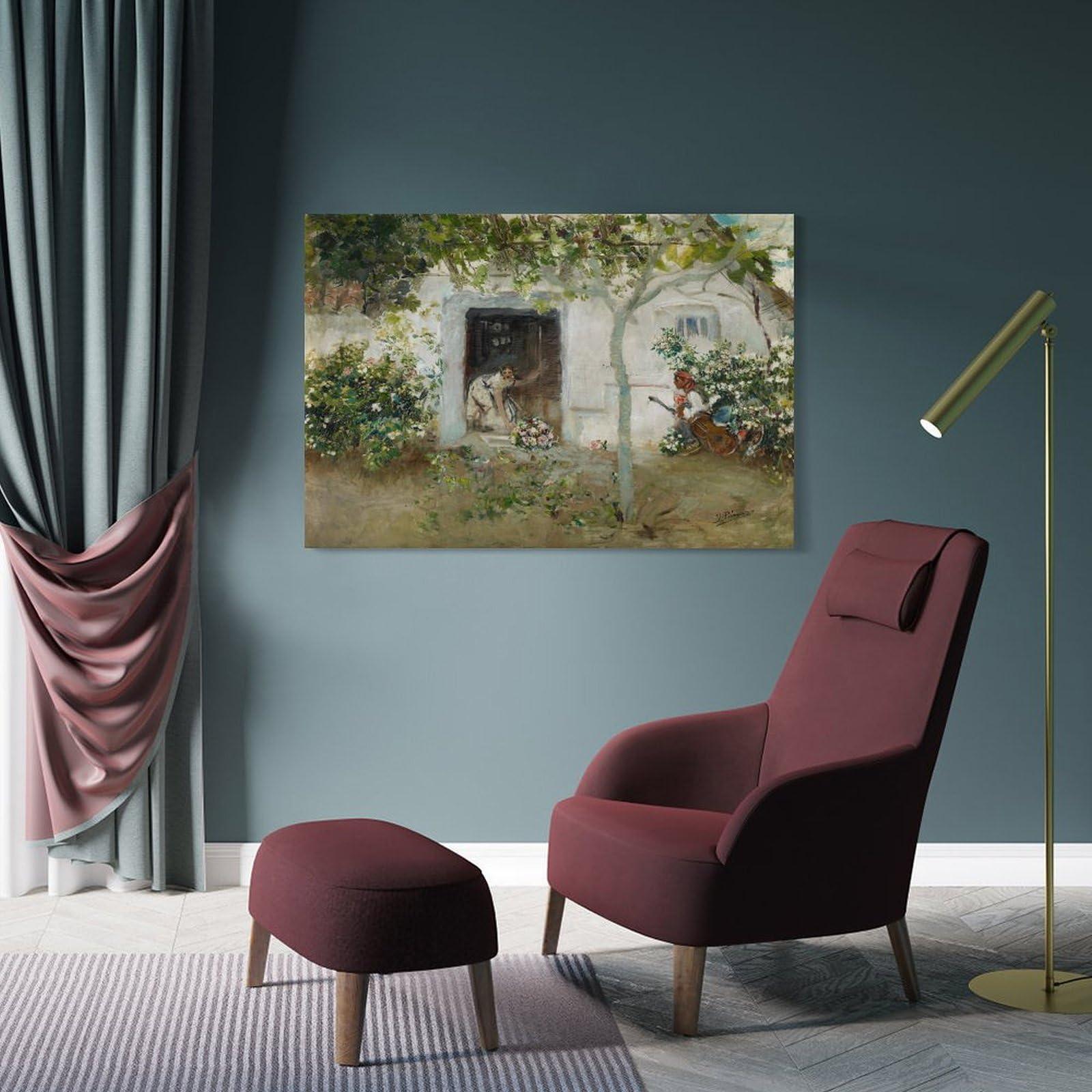 CUI HUA SHI CUI HUA SHI Ignacio Pinazo Camarlench Los Mayos Poster And Wall Art Picture Print Modern Family Bedroom Decor Posters 20x30inch(50x75cm)