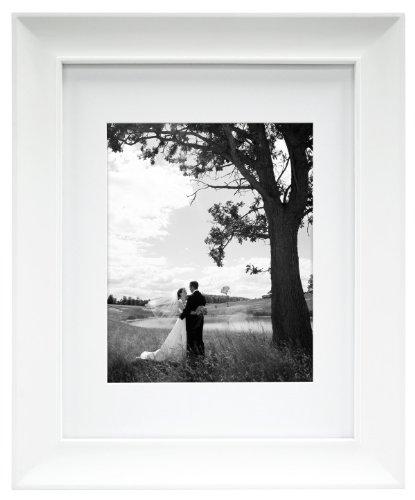 MCS MCS 11x14 Inch Archival Frame with 8x10 Inch Mat Opening, White (47616)