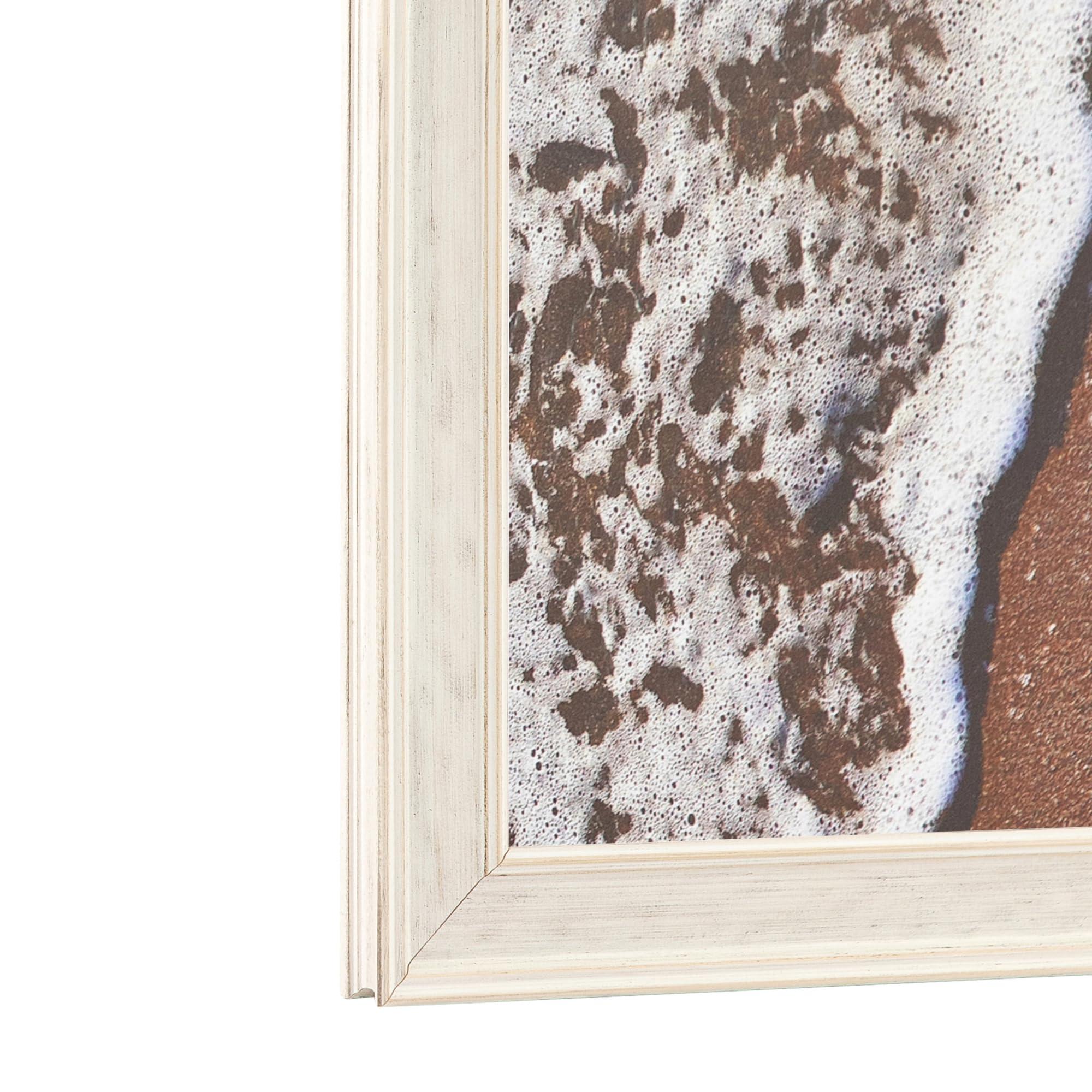 ArtToFrames ArtToFrames 18x36 Inch Multi Picture Frame, This 1.50 Inch Custom Wood Poster Frame is White Panel - Comes with Economy Acrylic and Corrugated Backing (WOMOM83386-18x36)