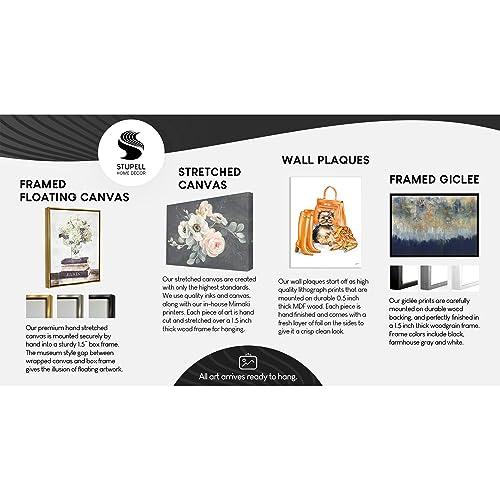 Stupell Industries Stupell Industries Snow Cap Mountains High Contrast Black White Landscape, Design by Shelley Lake