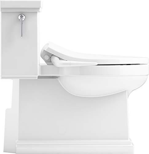 Kohler KOHLER 5724-0 PureWash M250 Elongated Bidet Toliet Seat, Manual Non-Electric Bidets for Existing Toilets, Adjustable Bidet Sprayer, White
