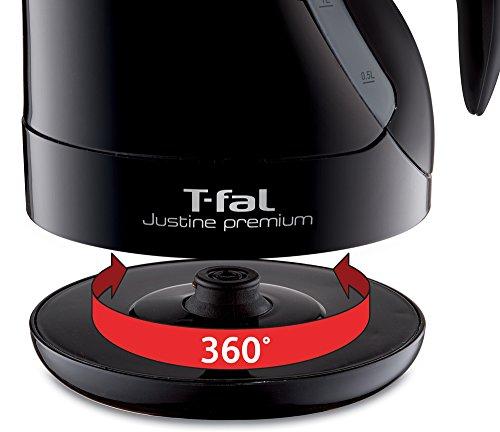T-fal Tefal electric kettle"Justin premium" Onyx Black 1.2L BF5028JP [online purchase limited]