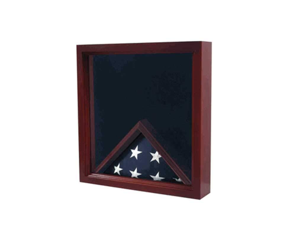 flag connections Air Force Flag Medal Display Box- Shadow Box, Flag Box Hand Made by Veterans