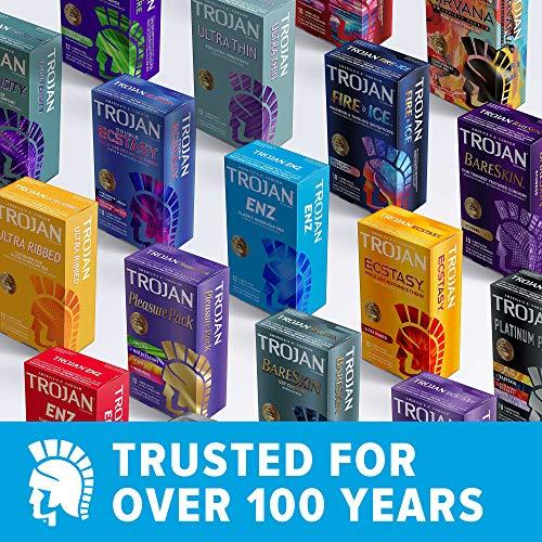 TROJAN Trojan Ultra Ribbed Ecstasy Lubricated Condoms - 26 Count