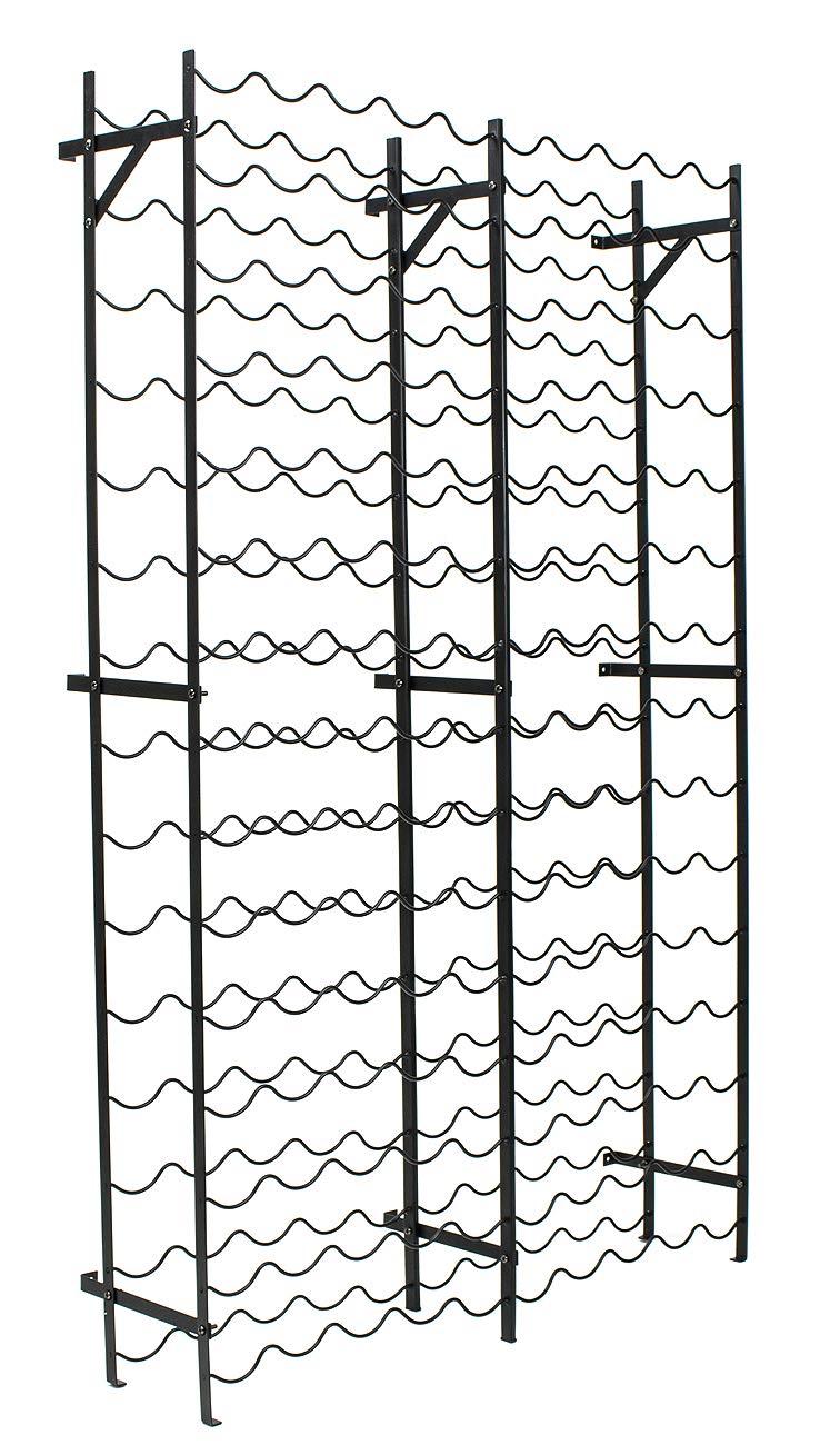 Sorbus Sorbus Wine Rack Freestanding Floor - Wine Bottle Holder Holds 150 Bottles of Wine - 150 Bottle Capacity Wine Storage for Any Bar, Wine Cellar, Kitchen, Dining Room