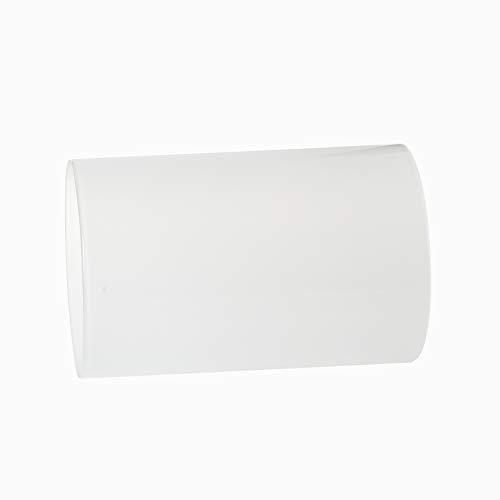 KICHI KICHI Various Size Frosted Glass Hurricane Candle Holders, Chimney Tube, Frosted Glass Cylinder Open Both Ends, Open Ended Hurricane, Frosted Lamp Shade for 5\" x 18\" Multiple Specifications