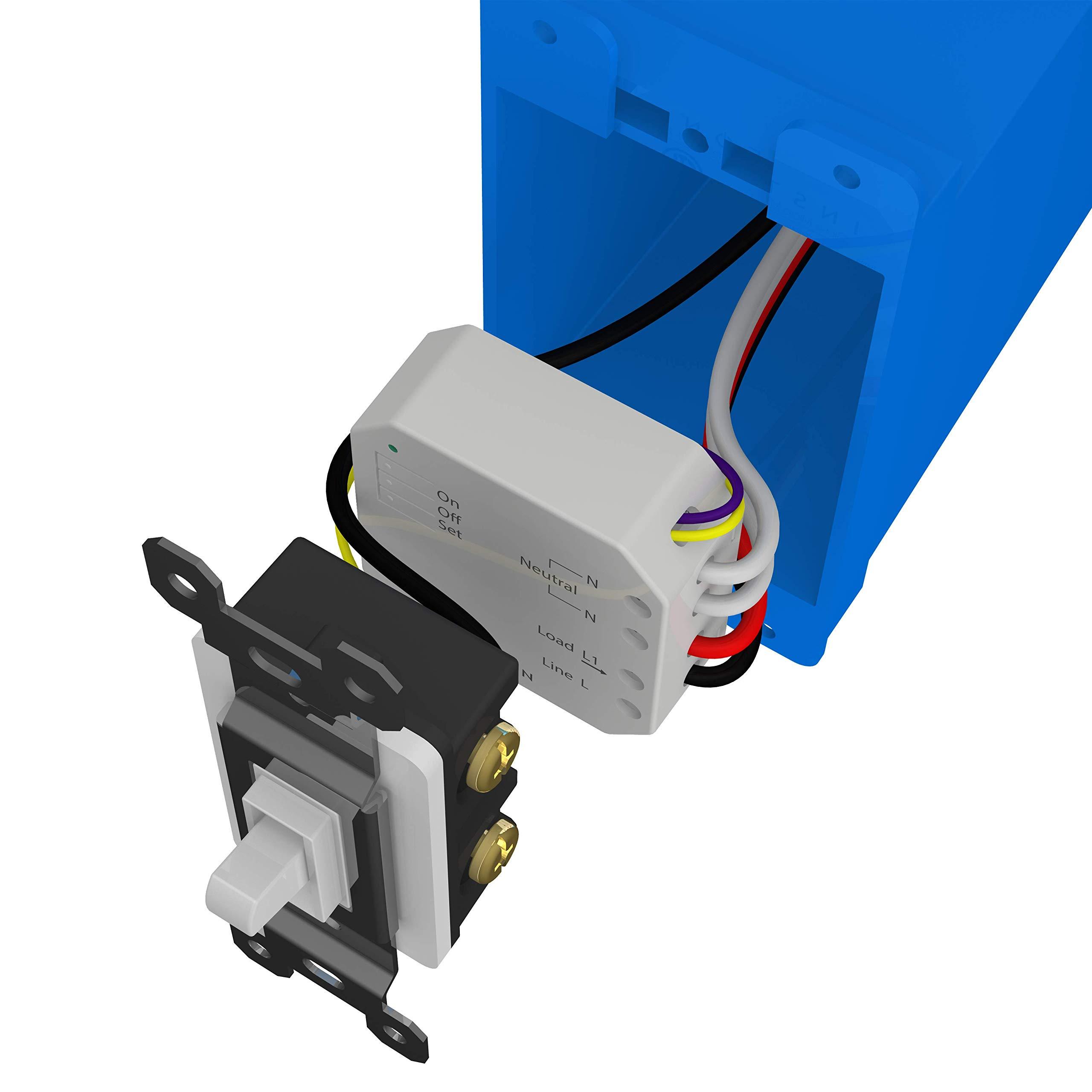 Insteon Insteon Micro Dimmer Switch Adapter, Inline Module, 2442-222 - Insteon Hub Required for Voice Control with Alexa & Google Assistant