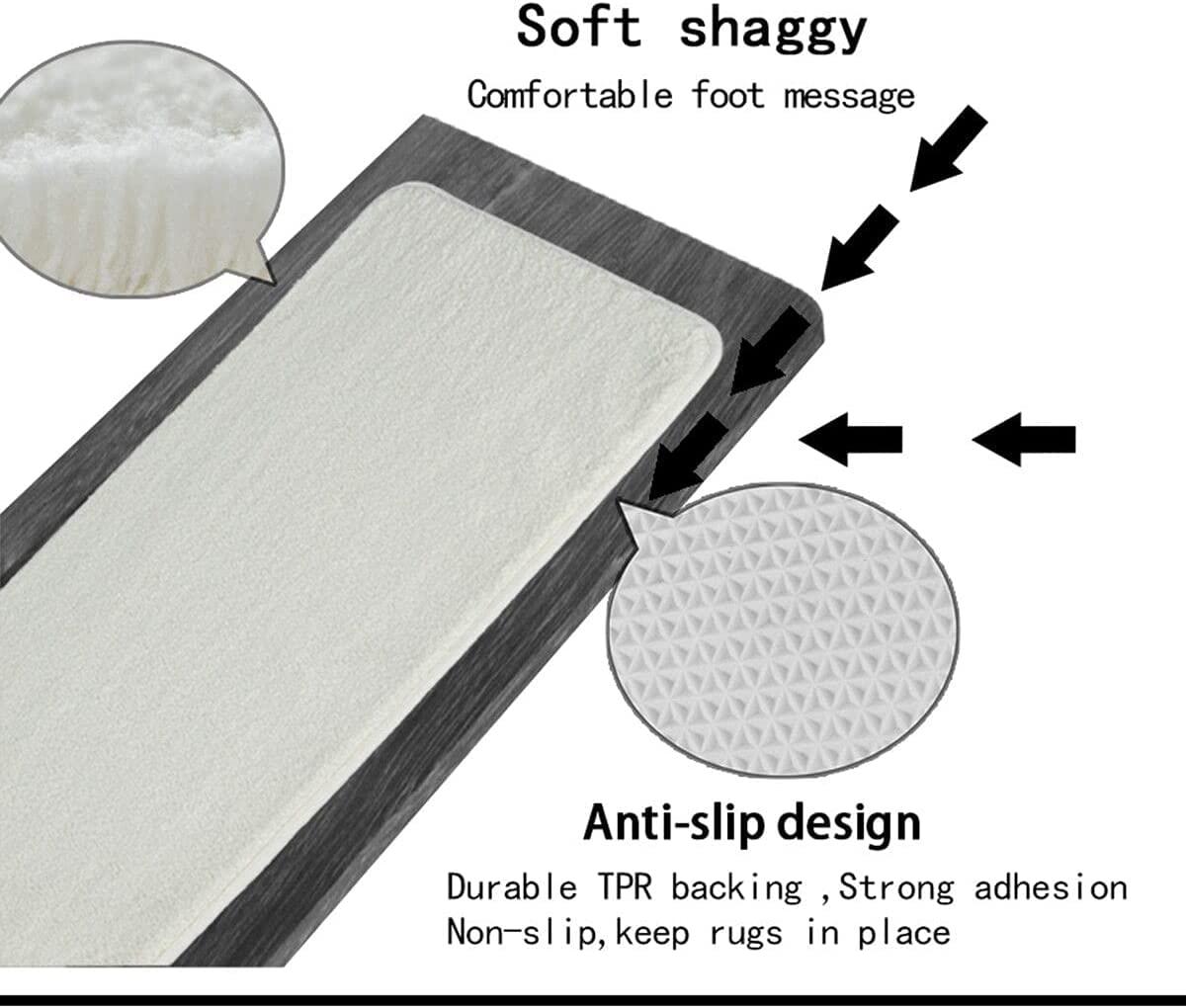 Homewish Western Texas Star Kids Bath Mats,Cowboy Rustic Farmhouse Mats Rugs,Boys Girls Adults Home Decor,Geometric Stripes Patchwork Bath Carpets,Brown Retro Bath Rugs,Absorbent Floor Mats,16Wx24L Inches