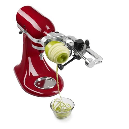 KitchenAid KitchenAid Fruit and Vegetable Spiralizer Attachment Stand Mixer, Polished Aluminum