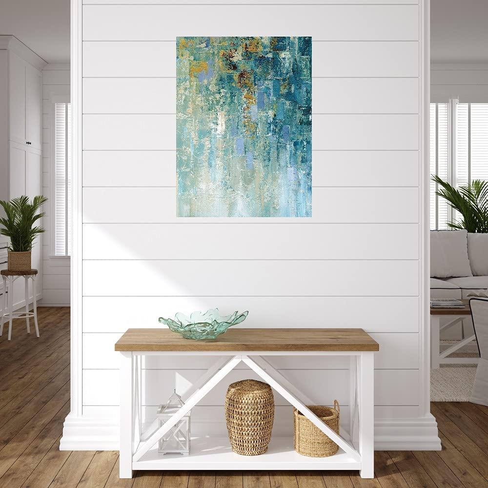 Fine Art Canvas Fine Art Canvas I Love the Rain Detail I Canvas Wall Decor by Artist Nan for Living Room, Bedroom, Bathroom, Kitchen, Office, Bar, Dining & Guest Room - Ready to Hang - 35 in x 46 in