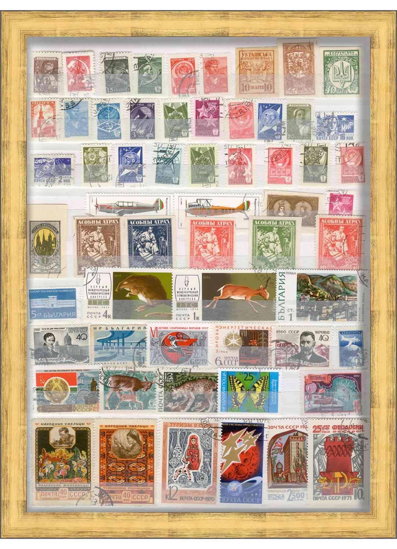 Poster Palooza 5x6 Inch Shadow Box Gold Scuffed Siena Display Frame | 1.5 Inch Deep | 1.125 Inch Moulding Width | Includes Shatter Resistant Acrylic Plexiglass, Foamboard Backing and Hanging Hardware