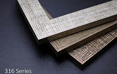 WHOLESALE ARTS AND FRAMES WHOLESALE ARTS AND FRAMES 2\" Polystyrene Decorative Textured Picture Frame - by WholesaleArtsFrames-com. 12x36 316 Series - Light Silver - Made In USA