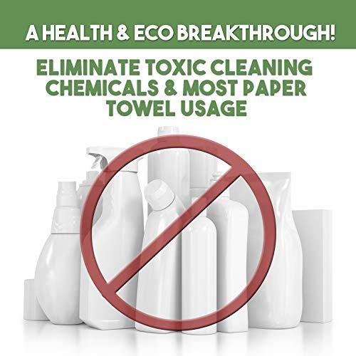 Nano Towels Nano Towels - The Amazing Eco Cloth That Cleans Virtually Any Surface with Only Water. No More Paper Towels Or Toxic Chemicals. 4-Pack (14x14, Vanilla)