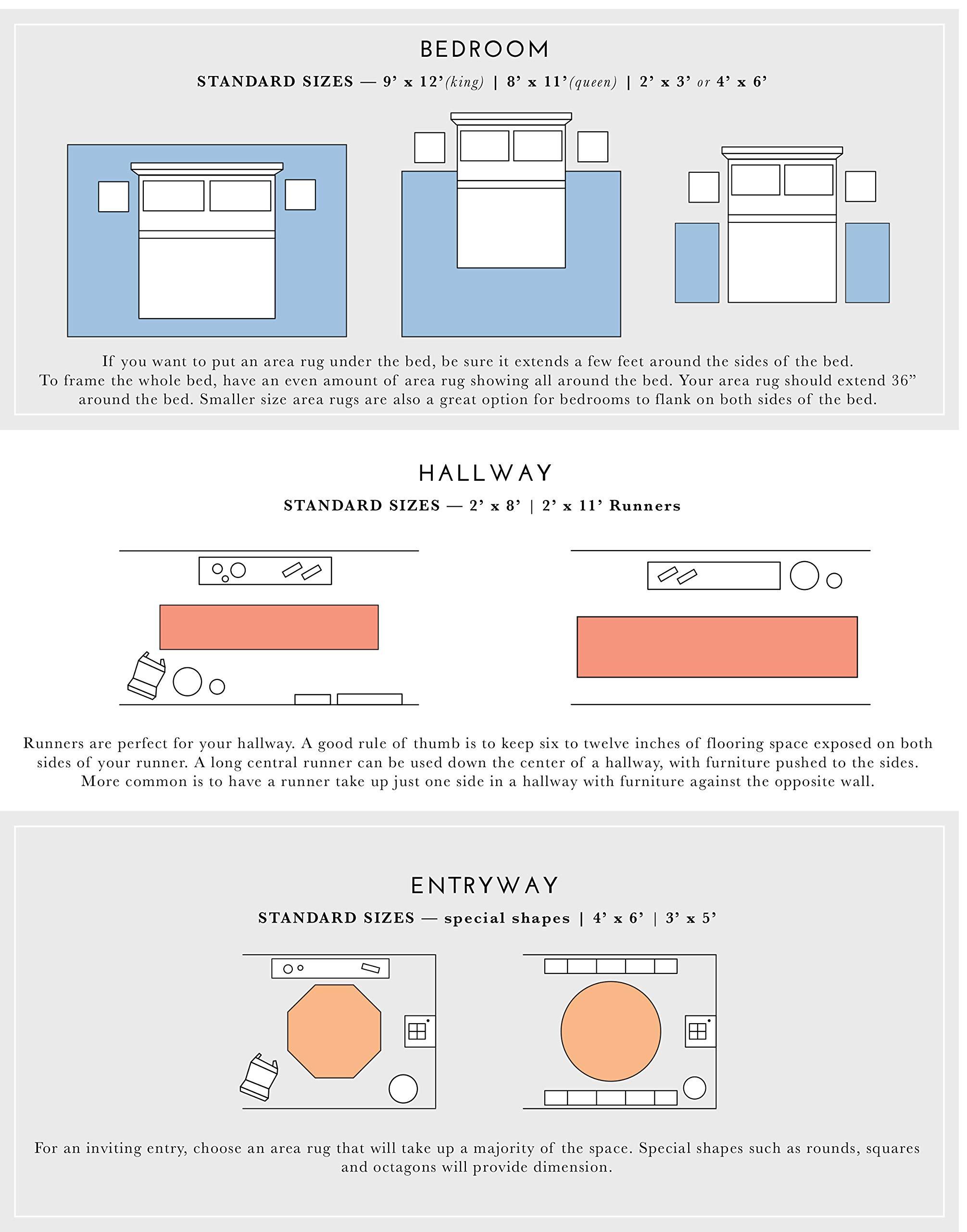 Couristan Couristan Pasha Sari Area Rug, 9' x 12', Sapphire Blue