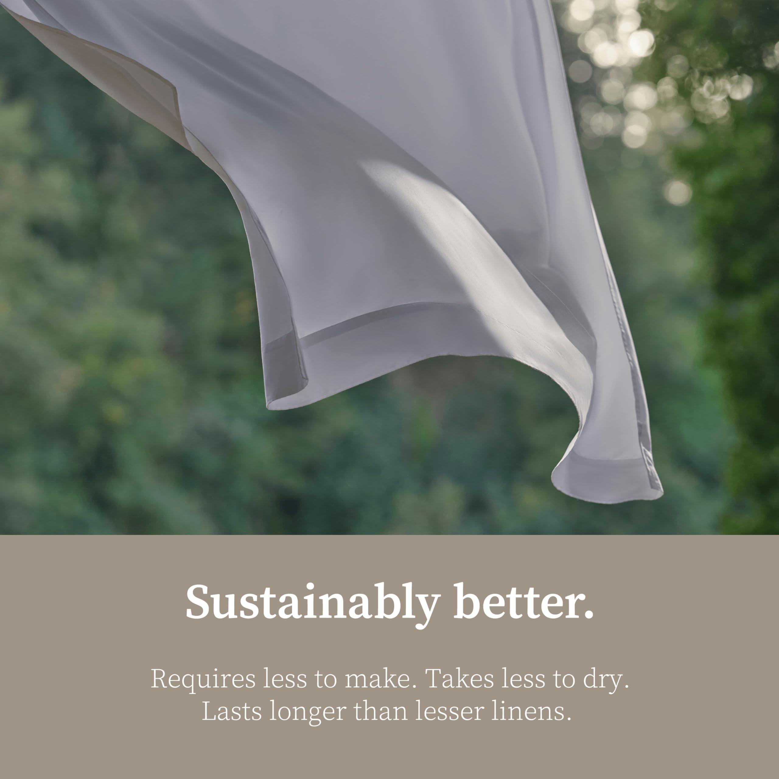 Coop Home Goods Coop Home Goods Comphy SoftSpa Bed Sheet Set of 4 Pieces, Dove Grey King, Super Soft King Sheets, Flat and Fitted, Luxury Spa and Hotel Quality Bed Sheets and Pillowcase Set