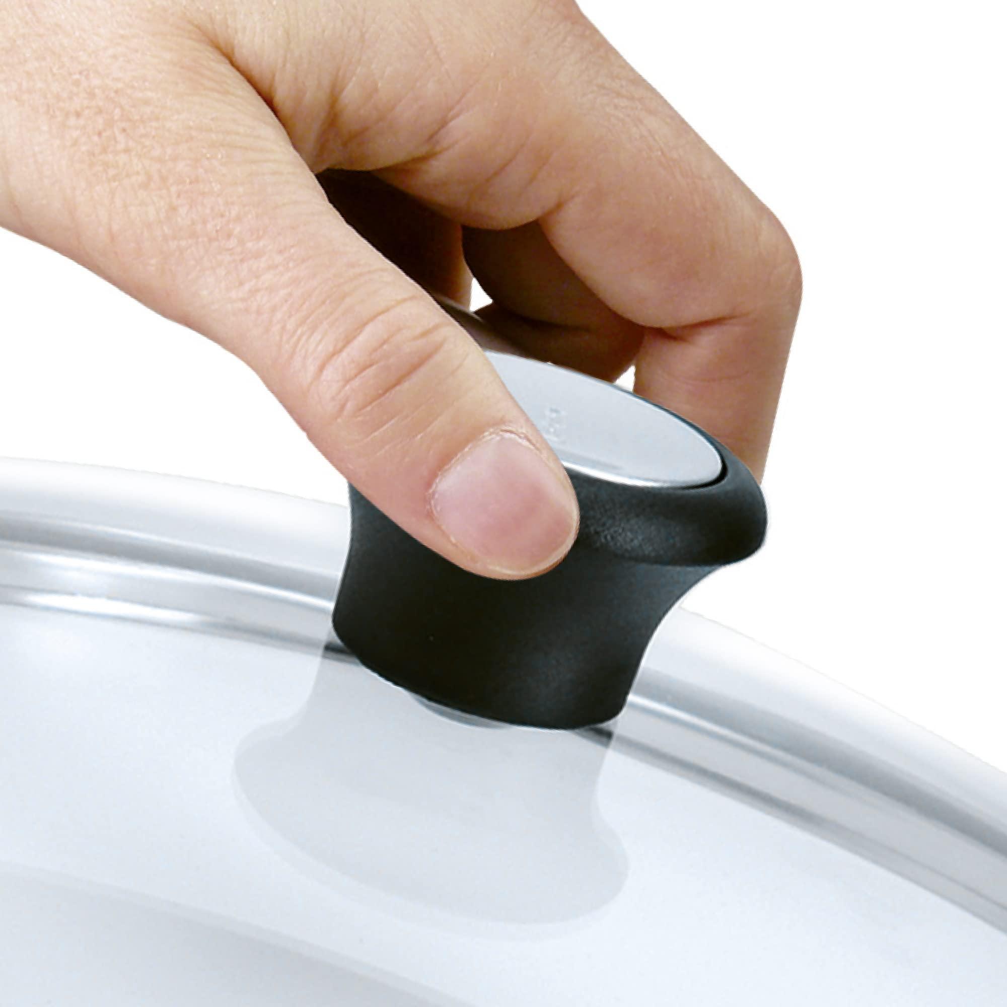 TEKNICAL. TEKNICAL. Tefal 2028097812 Glass lid, 30 cm Compatible Lid-30cm, Copper Black