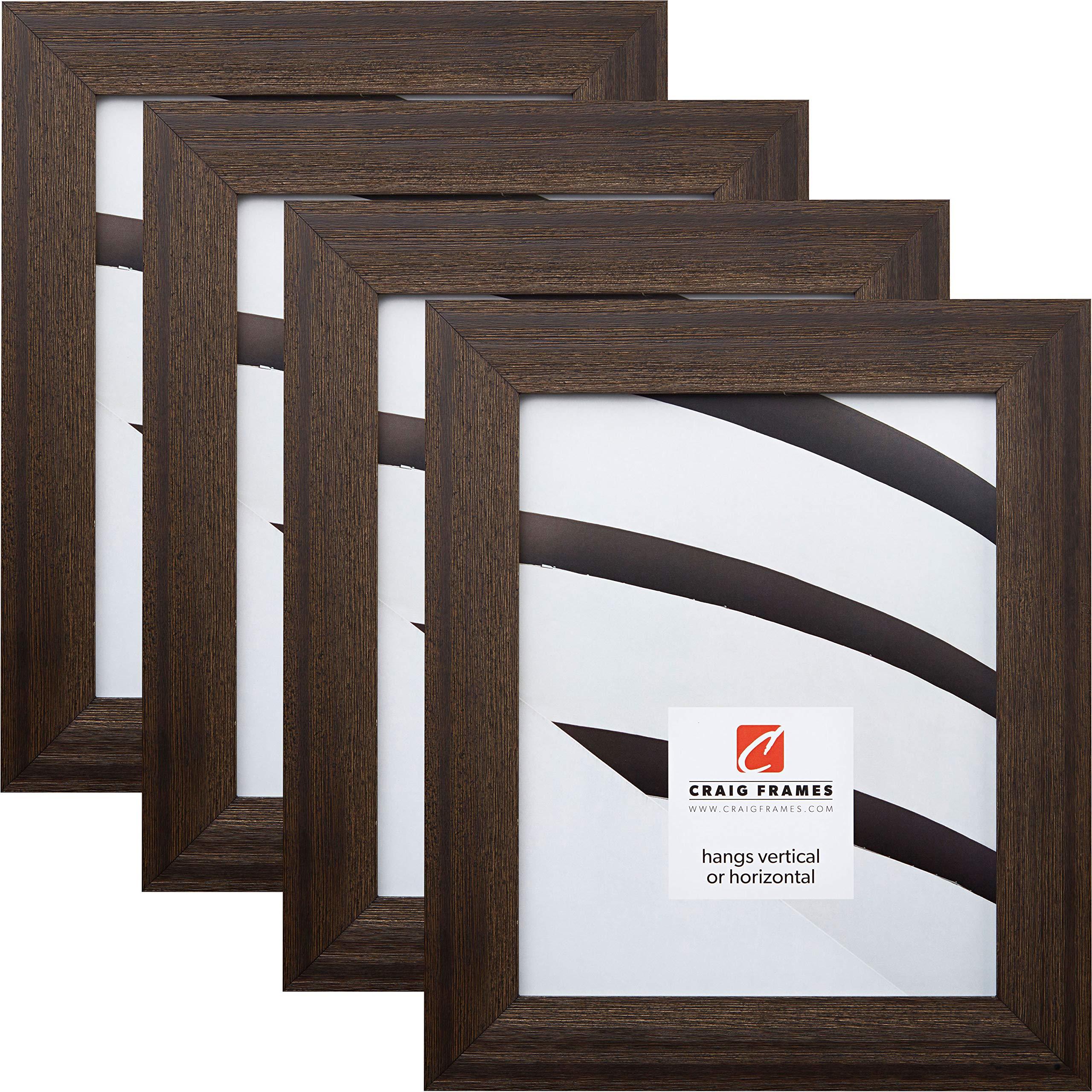 Craig Frames Craig Frames 15DRIFTWOODBK 16 x 22 Inch Picture Frame, Black, Set of 4