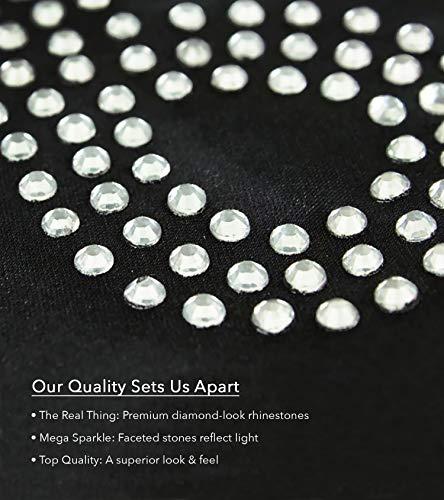 RhinestoneSash Sweet 16 Decorations - Glitter & Rhinestone It's My 16th Birthday! Premium Satin Sash - 16th Birthday Party Supplies - Black