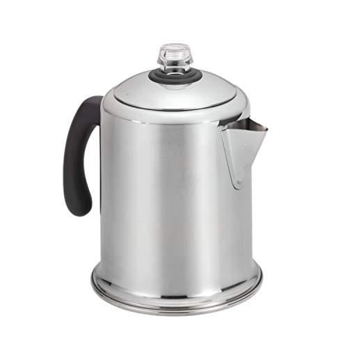 Farberware Farberware 50124 Classic Yosemite Stainless Steel Coffee Percolator - 8 Cup, Silver,Stovetop