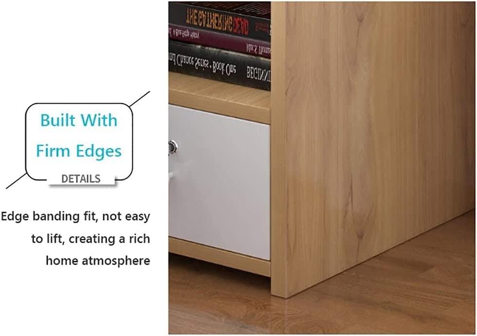 GRCQLWT GRCQLWT Bedside Table Bedside Table, Storage Box,1 Drawer Designs,More Storage Space,Easy to Install,Length 22.5cmWidth 32cmHeight 55cm