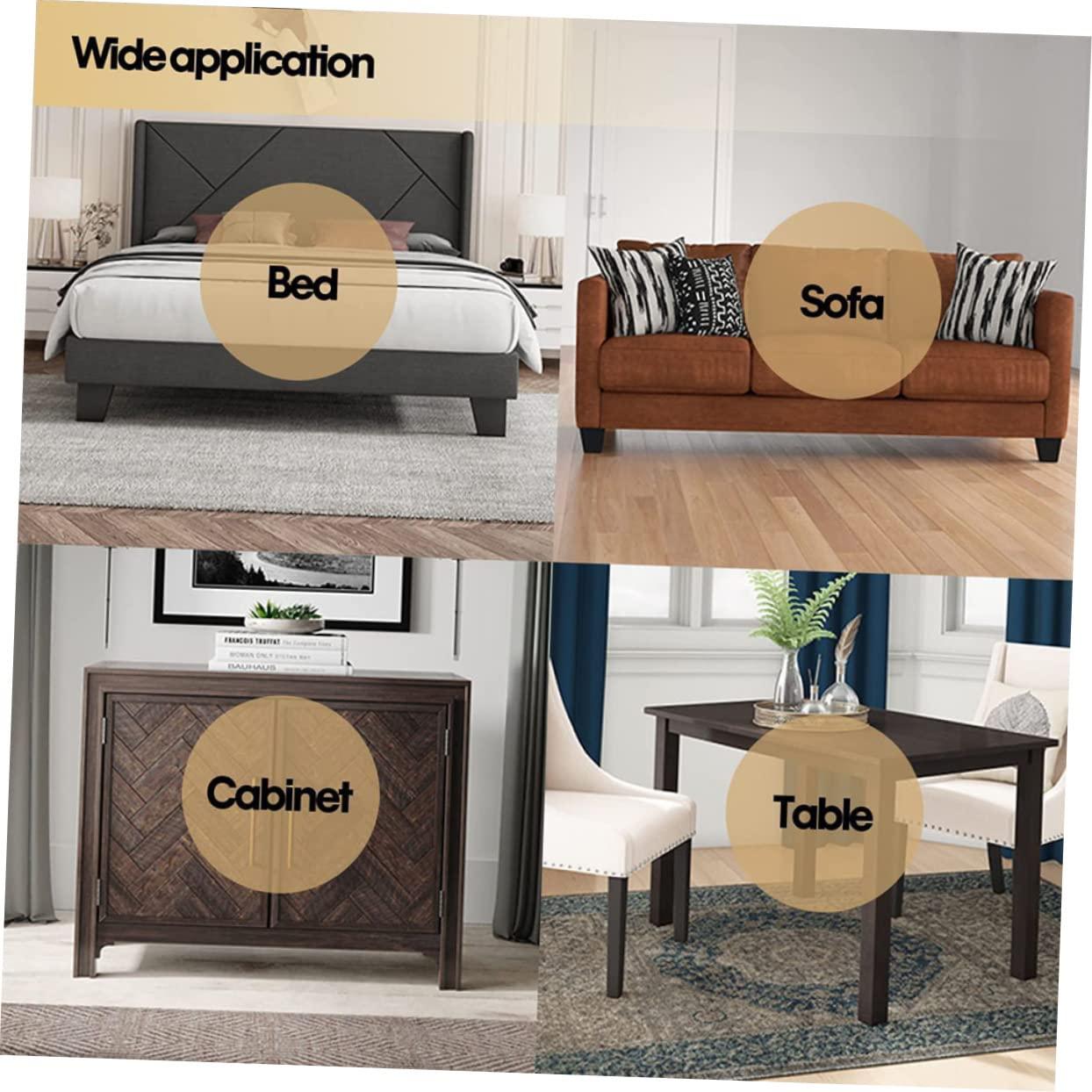 TOKIDNY TOKIDNY 4pcs Furniture Risers Non Slip Bottom for Sofa Couch Chair Bed Ideal Table Lift and Chair Riser for Increased Height