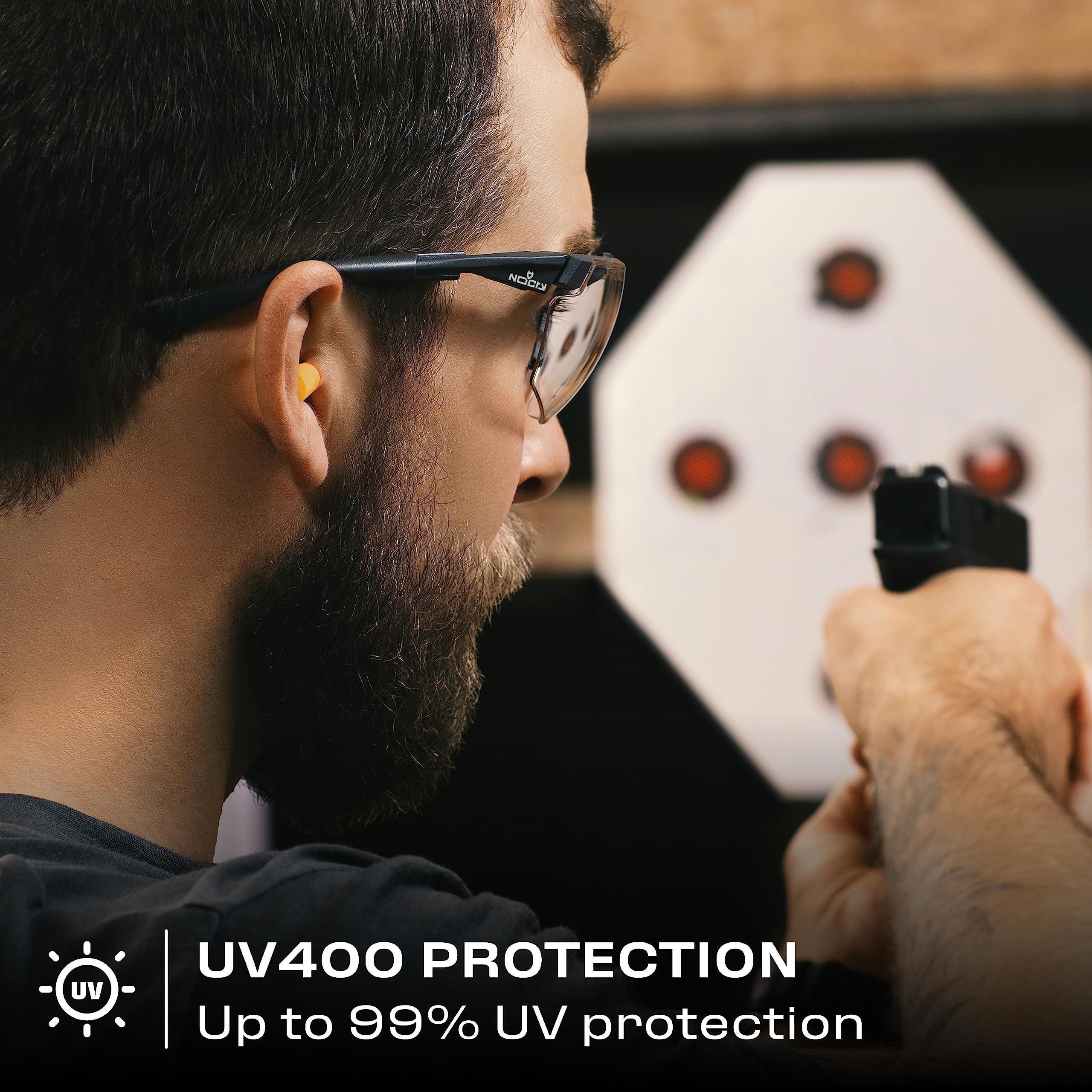 NoCry NoCry Anti Fog Safety Glasses for Men and Women - ANSI Z87 Safety Glasses with Premium Scratch Resistant Coating and Adjustable Temples and Nose Pad - 100% UV Resistant Eye Protection Glasses