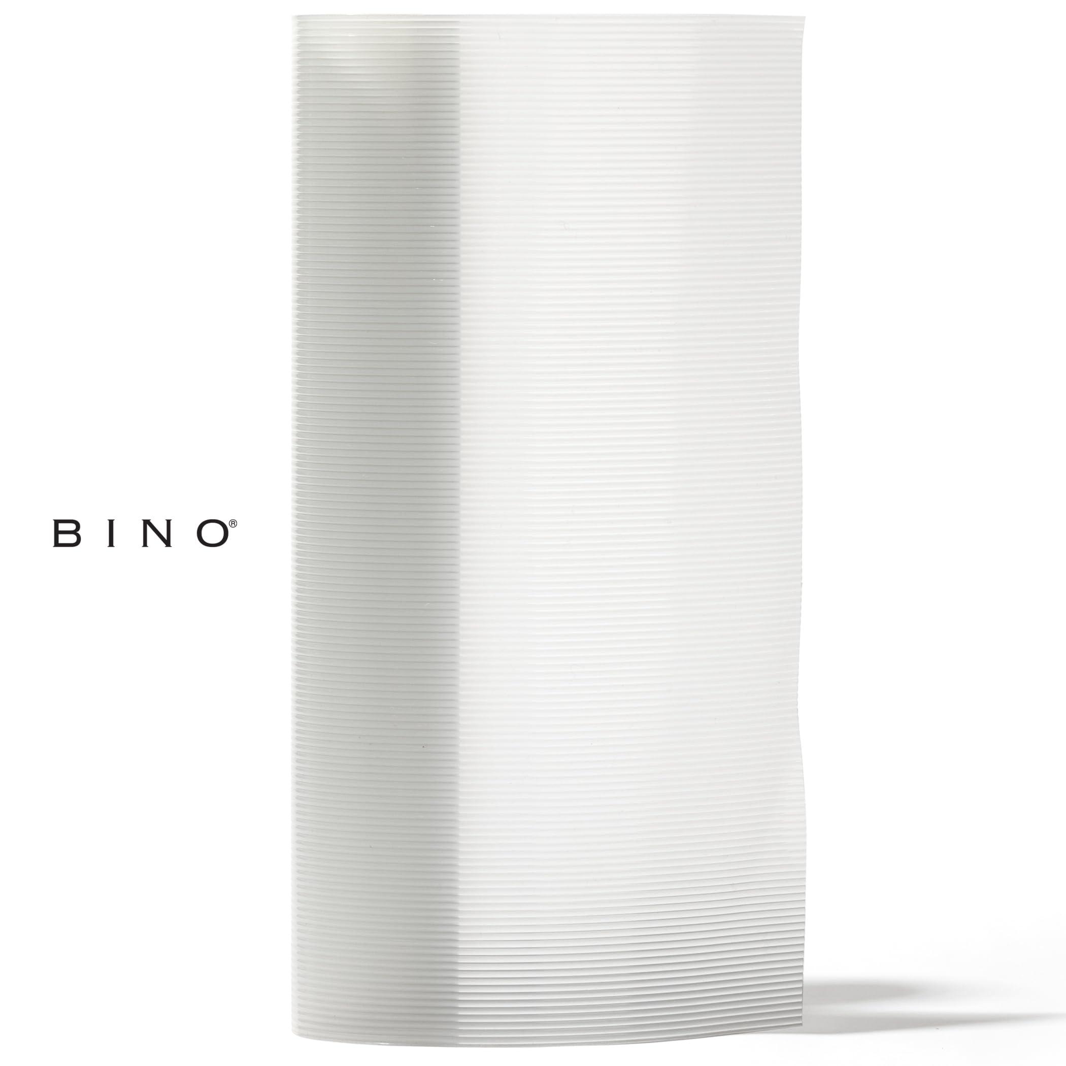 BINO BINO | Kitchen Shelf Liner | Non Adhesive Shelf Liners for Kitchen Cabinets | Shelf Liners for Kitchen Cabinets | Drawer and Shelf Liner | Non Slip Shelf Liner Roll (Ribbed - Clear)