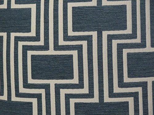 Thomas Collection Thomas Collection Teal Geometric Pillow - Teal Ivory Trellis Throw Pillow - Decorative Throw Pillow - Modern Teal Pillow - Luxury Throw Pillow, Handmade in US, 11207