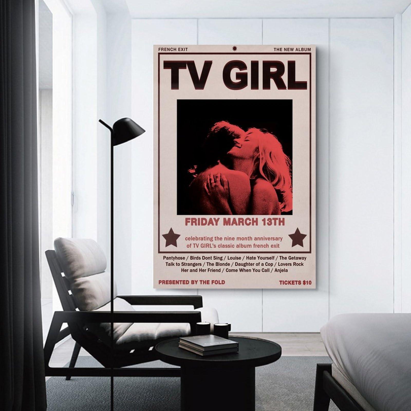 QMena QMena Tv Girl Vintage Poster Music Posters Retro Posters High Definition Printed Posters And Canvas Printed Wall Art Posters Are Used for Room Decor 12x18inch(30x45cm) Unframe-style