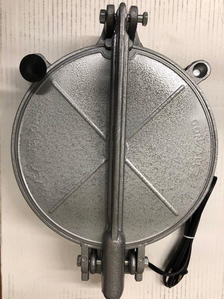 Always-Quality Mexican Large 10\" Cast Aluminum Electric Tortilla Maker Commercial Restaurant Quality