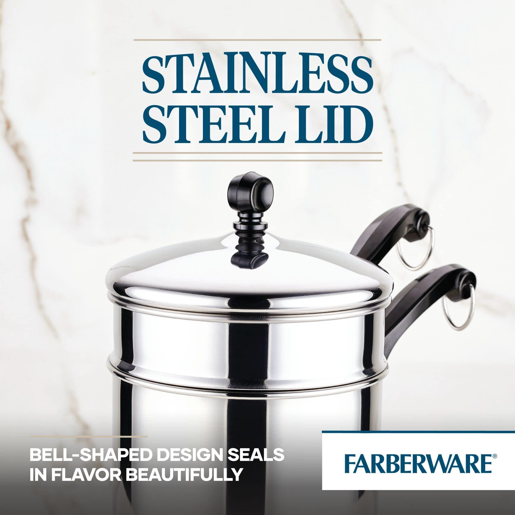 Farberware Farberware Classic Stainless Series 2-Quart Covered Double Boiler