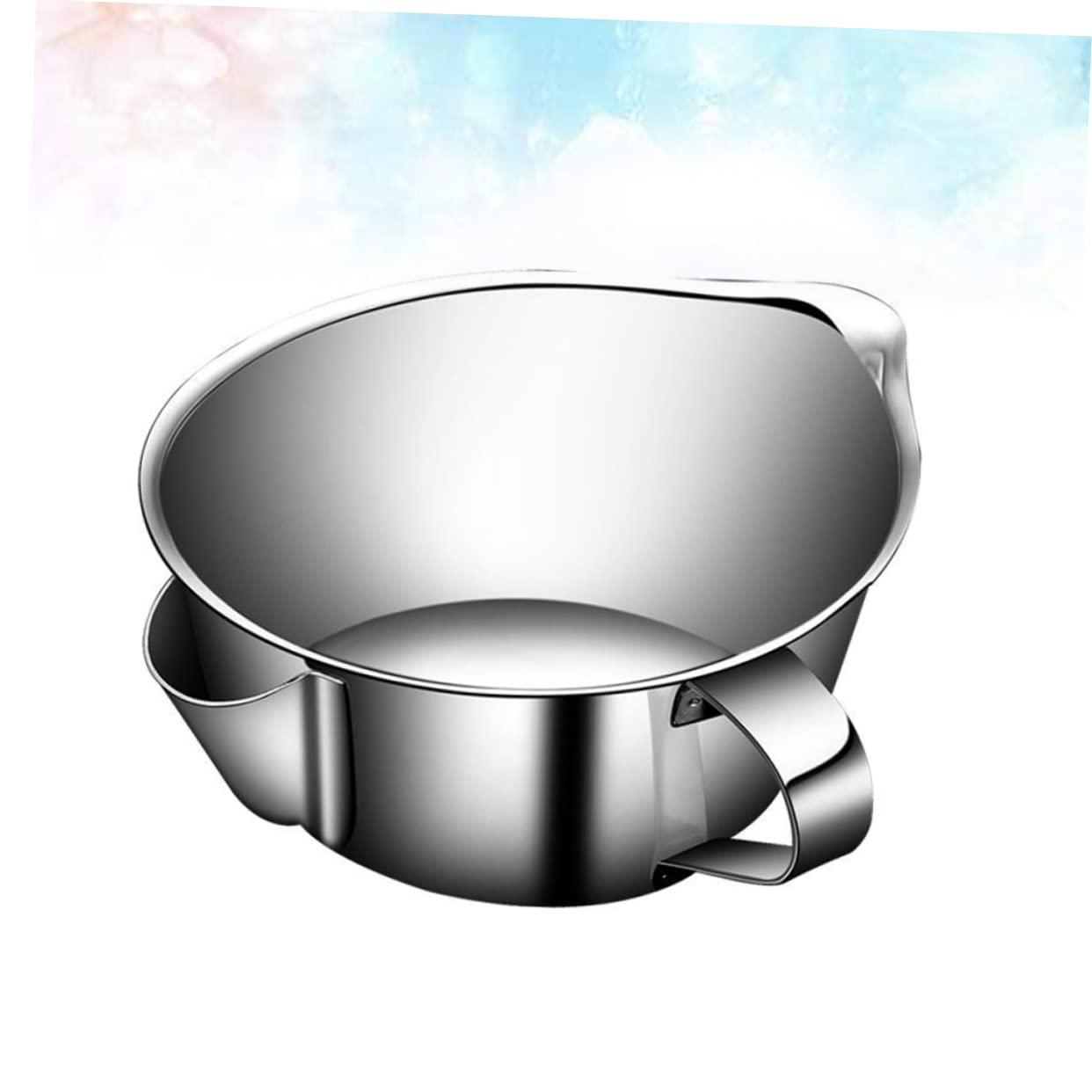 LABRIMP LABRIMP Fat Separating Bowl Gravy Separator Strainer Gravy Oil Separator Container Oil Separator Bowl Gravy Pourer Separator Bacon Grease Keeper Rattan Lamp Shade Ladle Household