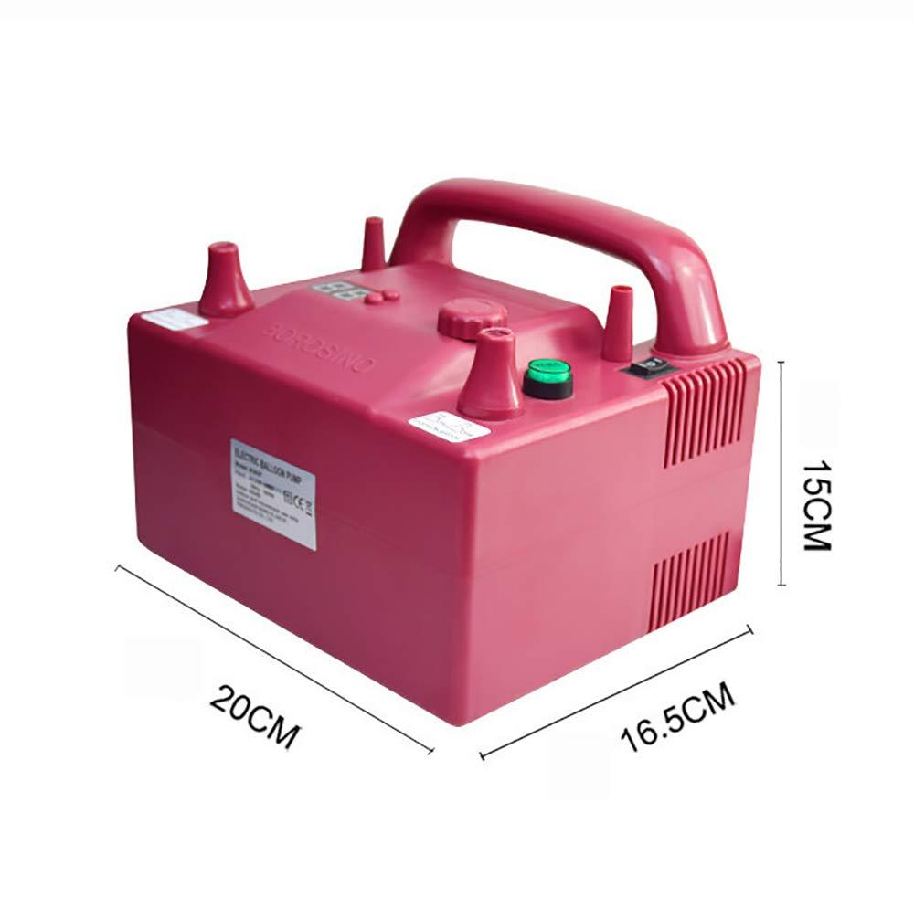 T-king T-king Electric Balloon Pump, Air Inflator Pump Party 5 inch Round Latex Balloon Pump Balloon Inflation Machine Speed Time Controller,Double Pink