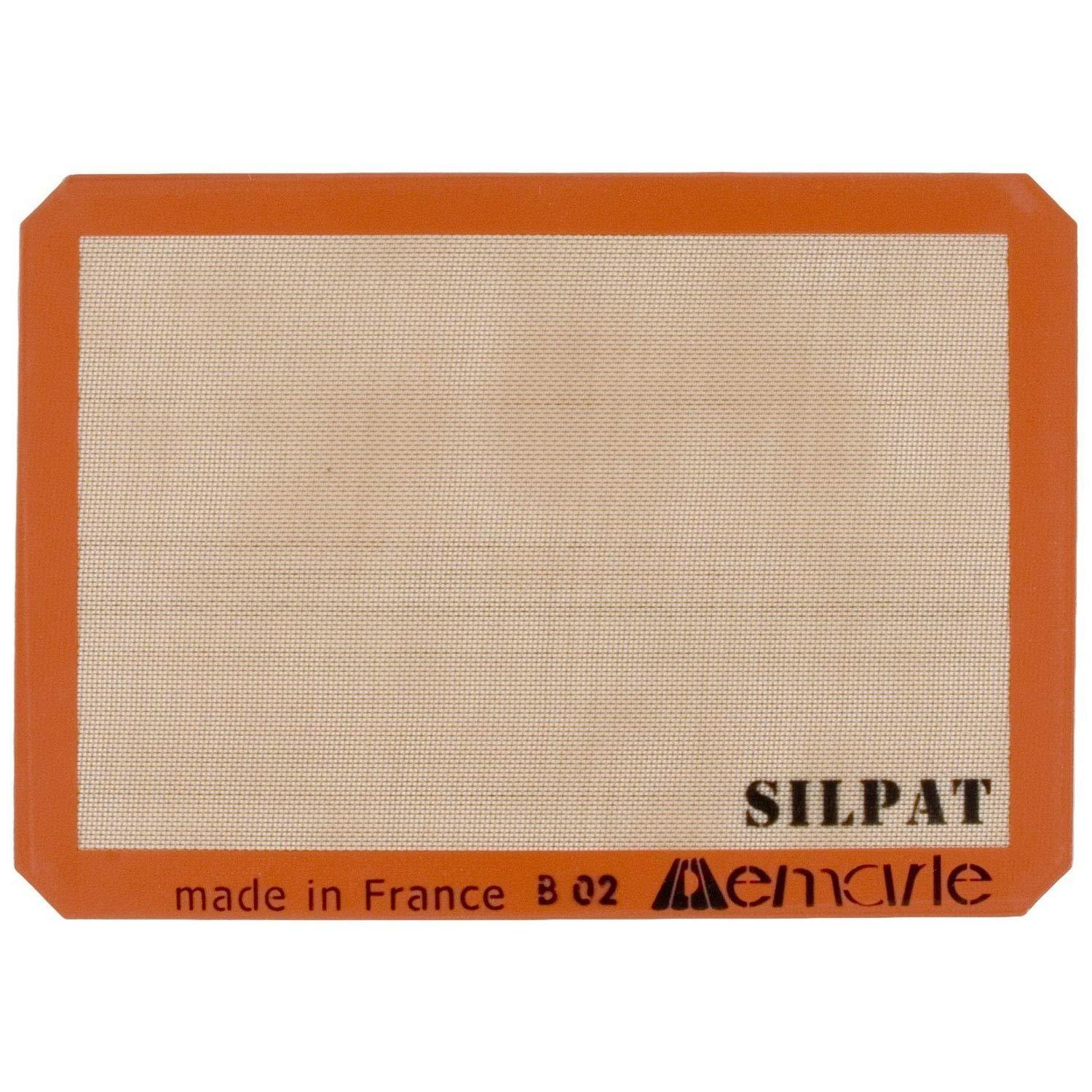 Silpat Silpat Half Size 11.6 x 16.5 Inch Nonstick Baking Mat for 13 x 18 Inch Pans, Set of 2