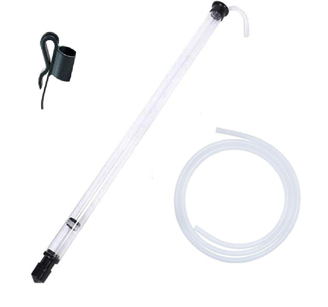 UBREW USA Auto-Siphon 15\" For Beer/Wine Bucket Home Brewing, with 4.3 Feet of 5/16 Tubing and Clamp, Auto-siphon Mini
