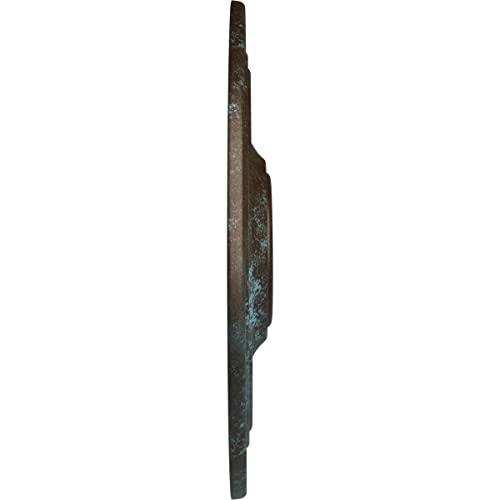 Ekena Millwork Ekena Millwork CM40CLBBS Small Classic Ceiling Medallion, 40 1/4\"OD x 3 1/8\"P (Fits Canopies up to 10\"), Hand-Painted Bronze Blue Patina