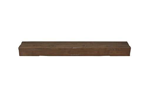 Pearl Mantels Pearl Mantels 412-60-70 Shenandoah Pine 60-Inch Fireplace Mantel Shelf, Rustic Cherry